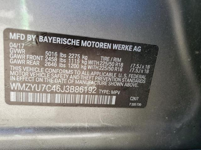 2018 MINI COOPER S E WMZYU7C46J3B86192