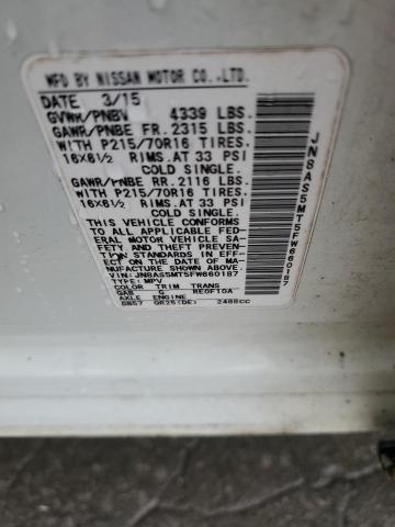 2015 NISSAN ROGUE SELE - JN8AS5MT5FW660187