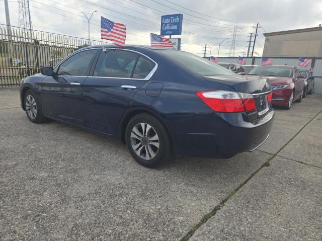 HONDA ACCORD LX 2014 blue  Gasoline 1HGCR2F37EA143708 photo #4