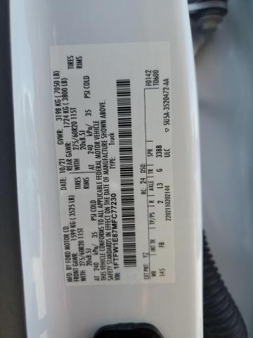 2021 FORD F150 SUPER - 1FTFW1E87MFC77230