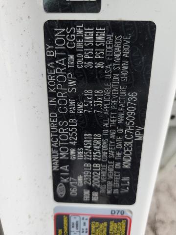 2017 KIA NIRO EX TO KNDCE3LC7H5090736