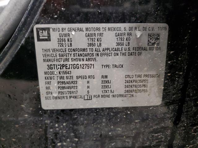 2016 GMC SIERRA K15 - 3GTU2PEJ7GG127971