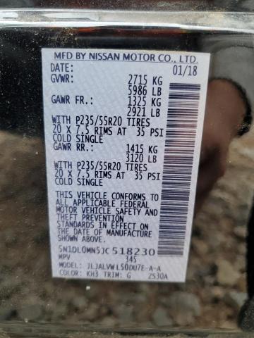 2018 INFINITI QX60 - 5N1DL0MN5JC518230