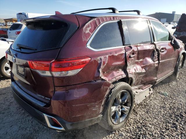 Vin: 5tddzrfh6js496851, lot: 48478605, toyota highlander limited 20183