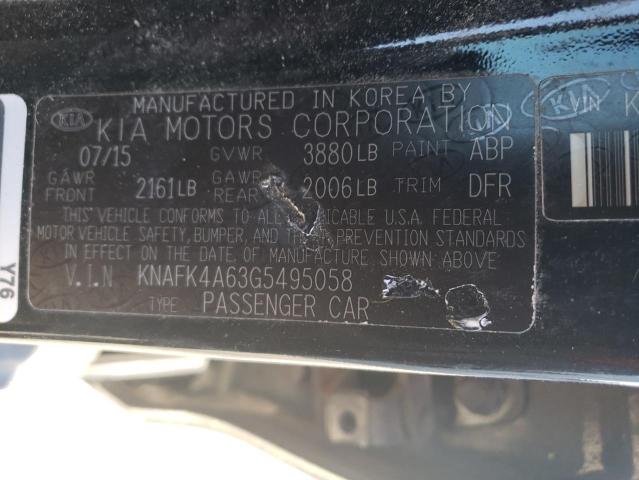 2016 KIA FORTE LX - KNAFK4A63G5495058