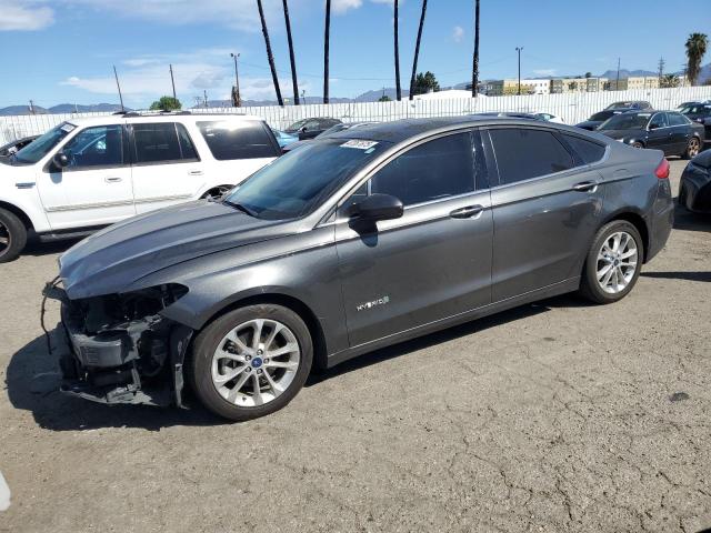 FORD FUSION SE 2019 gray  hybrid engine 3FA6P0LU7KR208809 photo #1