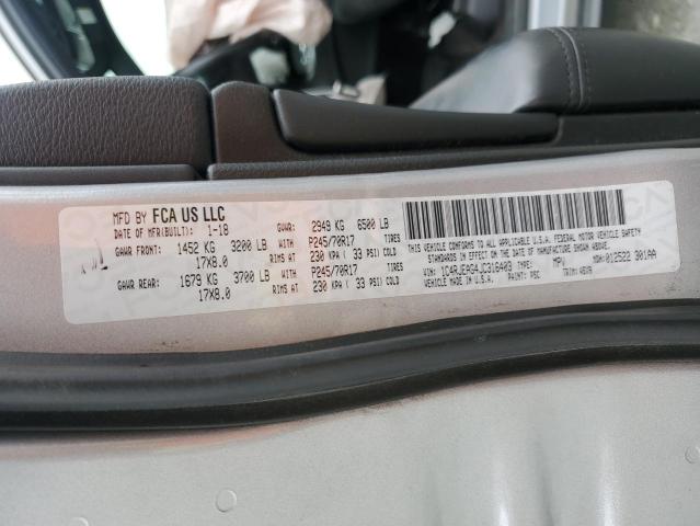 2018 JEEP GRAND CHER - 1C4RJEAG4JC316403