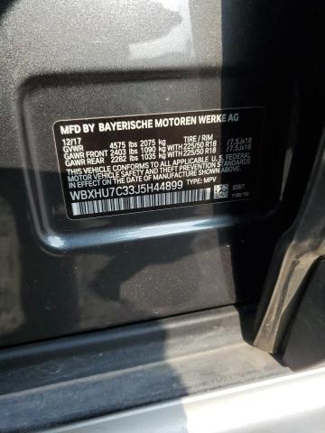 2018 BMW X1 SDRIVE2 WBXHU7C33J5H44899