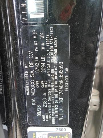 2024 KIA FORTE LX 3KPF24AD5RE695593