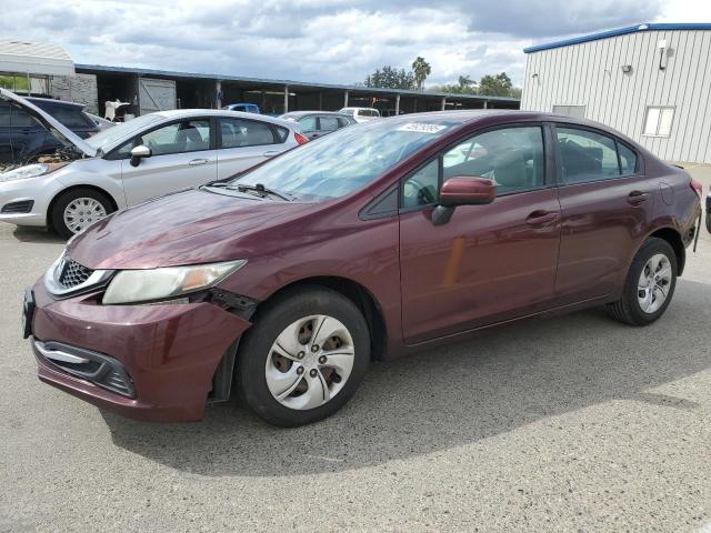 Vin: 19xfb2f55fe245587, lot: 48929395, honda civic lx 2015 img_1