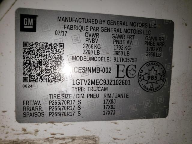 2018 GMC SIERRA K15 - 1GTV2MEC9JZ102601