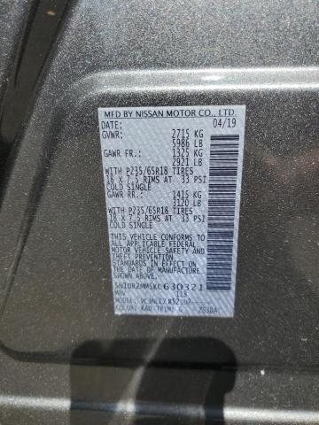 2019 NISSAN PATHFINDER - 5N1DR2MM5KC630321
