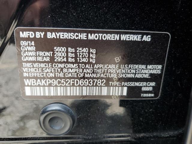 2015 BMW 550 XI WBAKP9C52FD693782