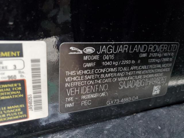 2017 JAGUAR XE PREMIUM SAJAD4BG1HA948263