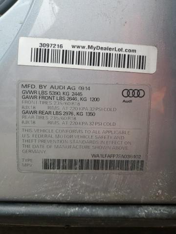 wa1lfafp7fa036402 - 2015 Audi q5 premium plus - #47194105