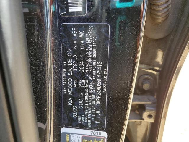 2022 KIA FORTE FE - 3KPF24AD3NE475413
