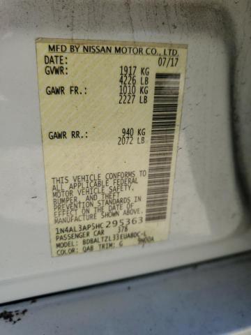 2017 NISSAN ALTIMA 2.5 1N4AL3AP5HC295363