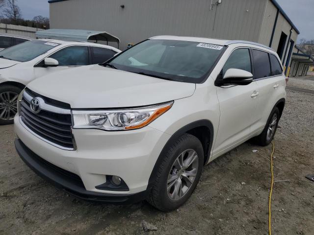 Vin: 5tdkkrfh6fs038861, lot: 48206945, toyota highlander xle 2015 img_1