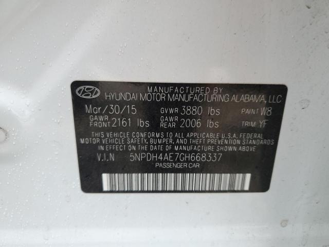 2016 HYUNDAI ELANTRA SE - 5NPDH4AE7GH668337