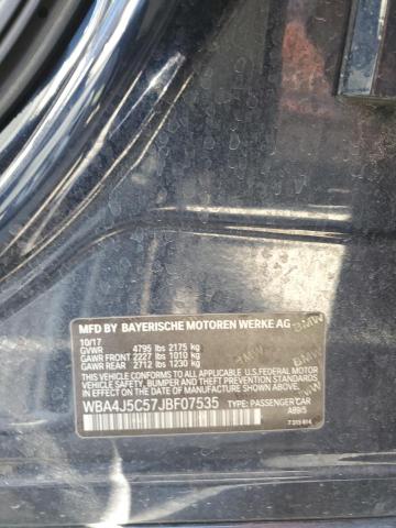 2018 BMW 440I GRAN - WBA4J5C57JBF07535