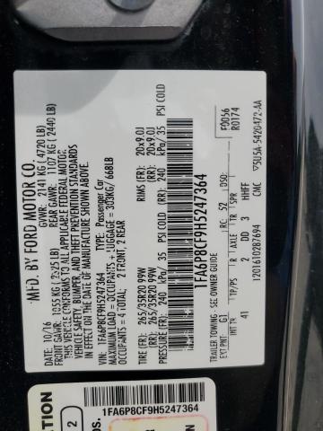 2017 FORD MUSTANG GT - 1FA6P8CF9H5247364