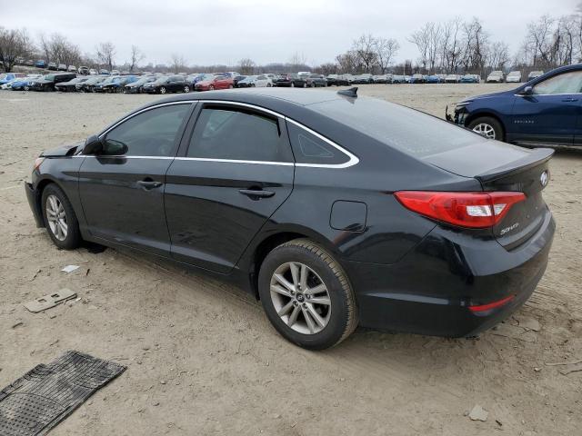 HYUNDAI SONATA SE 2015 black sedan 4d gas 5NPE24AF4FH119630 photo #3