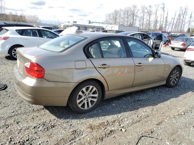 BMW 328 XI 2007 gold  gas WBAVC93547KX59867 photo #4