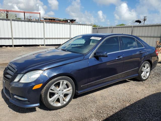 MERCEDES-BENZ E 350 2013 blue sedan 4d gas WDDHF5KBXDA692948 photo #1