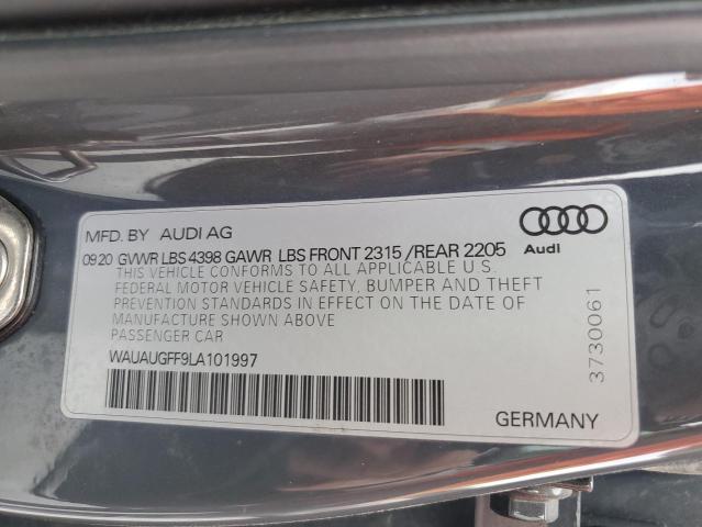 2020 AUDI A3 PREMIUM - WAUAUGFF9LA101997