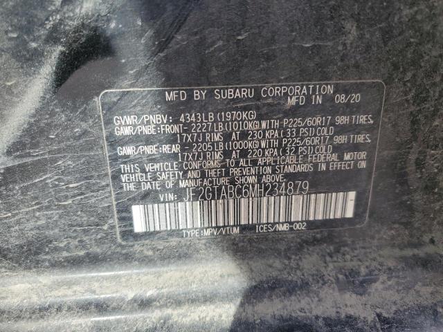 2021 SUBARU CROSSTREK - JF2GTABC6MH234879