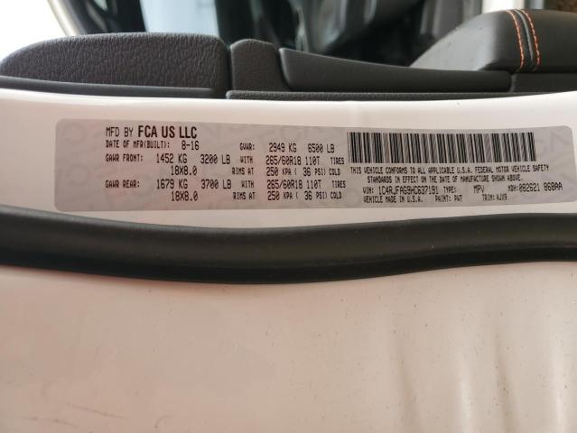 2017 JEEP GRAND CHER - 1C4RJFAG9HC637191