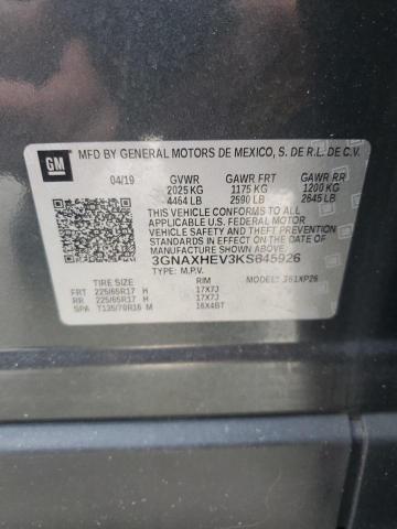 2019 CHEVROLET EQUINOX LS - 3GNAXHEV3KS645926