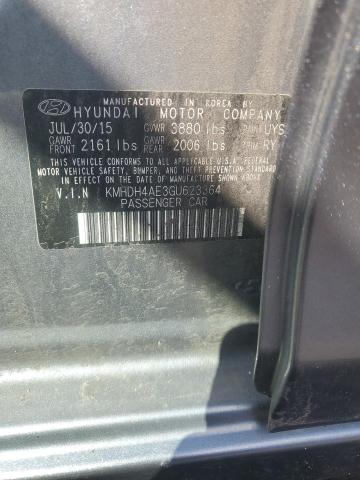 2016 HYUNDAI ELANTRA SE KMHDH4AE3GU623364