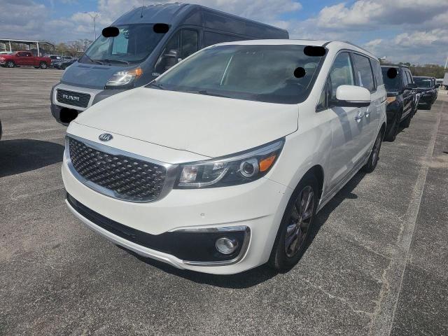 KIA SEDONA SXL 2016 white sports v gas KNDME5C14G6185620 photo #3