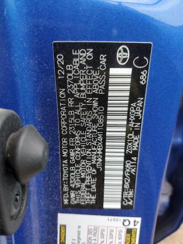2021 TOYOTA C-HR XLE - JTNKHMBX4M1108510