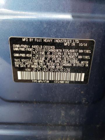 2015 SUBARU FORESTER 2 - JF2SJARC8FH526378