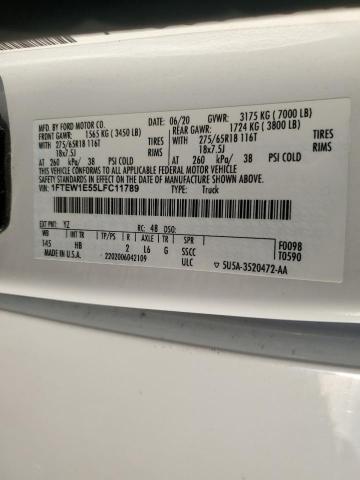 2020 FORD F150 SUPER - 1FTEW1E55LFC11789