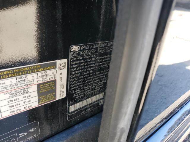 2020 LAND ROVER RANGE ROVE - SALWV2SE5LA731577