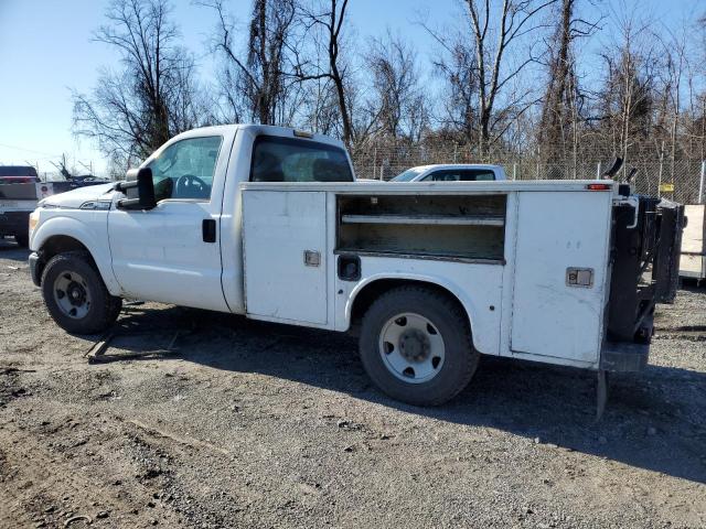 FORD F250 SUPER 2012 white pickup gas 1FTBF2A63CED13346 photo #3