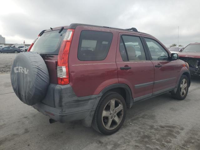 HONDA CR-V LX 2005 burgundy  gas SHSRD68565U308452 photo #4