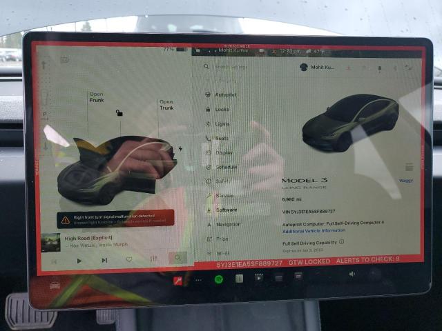 2025 TESLA MODEL 3 - 5YJ3E1EA5SF889727