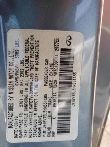 2017 INFINITI Q60 PREMIU JN1EV7EL5HM551485