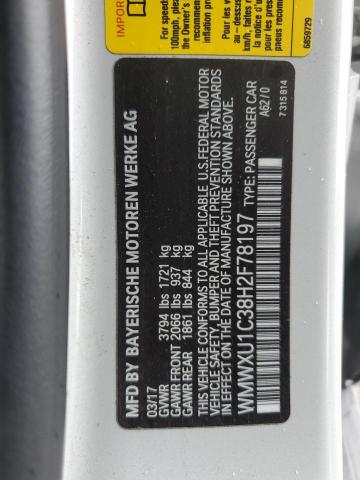 2017 MINI COOPER - WMWXU1C38H2F78197