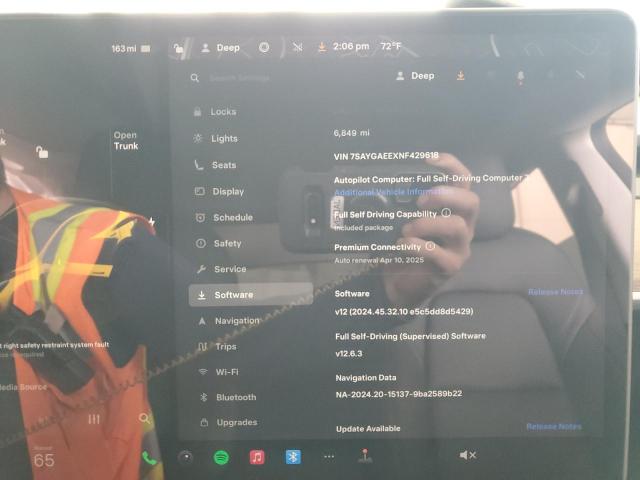 2022 TESLA MODEL Y - 7SAYGAEEXNF429618