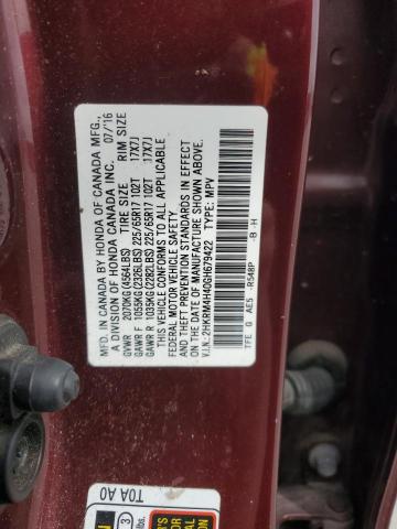2016 HONDA CR-V SE - 2HKRM4H40GH679422