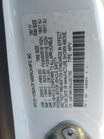 2018 ACURA RDX - 5J8TB4H34JL001750
