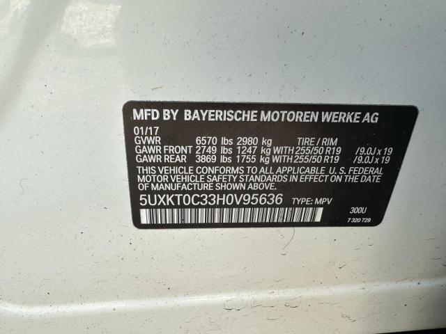 2017 BMW X5 XDR40E - 5UXKT0C33H0V95636