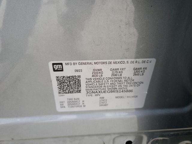 2024 CHEVROLET EQUINOX LT - 3GNAXUEG9RS145886