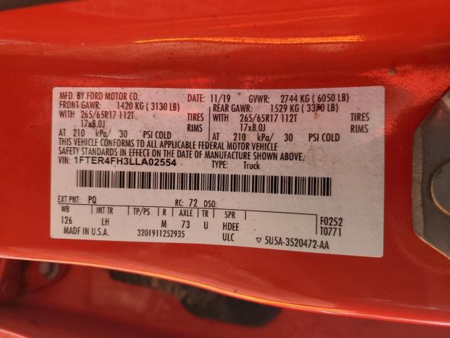 2020 FORD RANGER XL - 1FTER4FH3LLA02554
