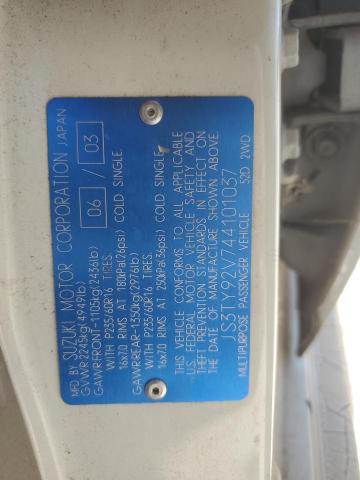 2004 SUZUKI XL7 EX #3275461784